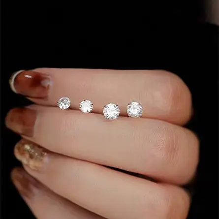 Sterling Silver Ear Bone Nails for Sleeping Without Removing Earrings