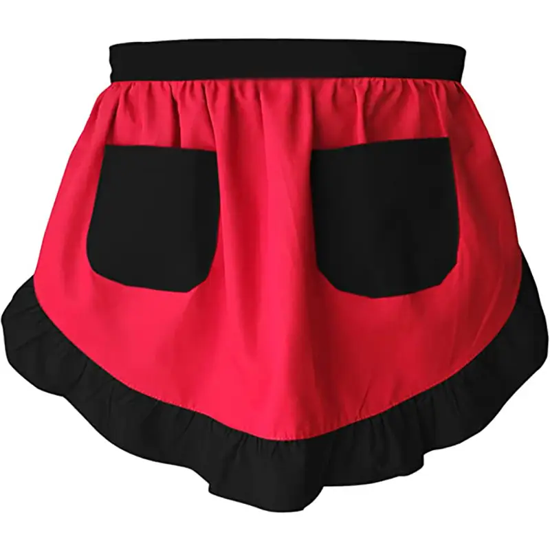 Black Lace Half-Length Apron for Baby & Household Use - Image 11
