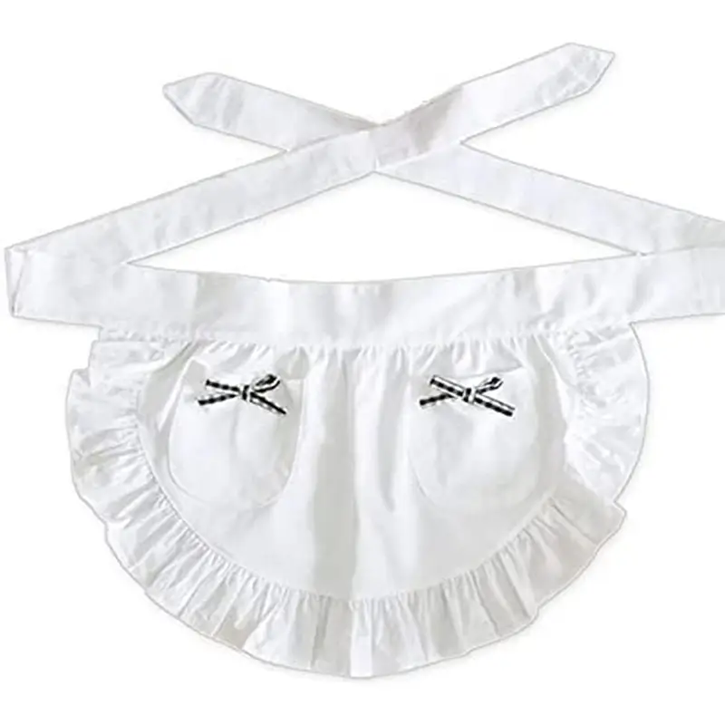 White + black striped bow