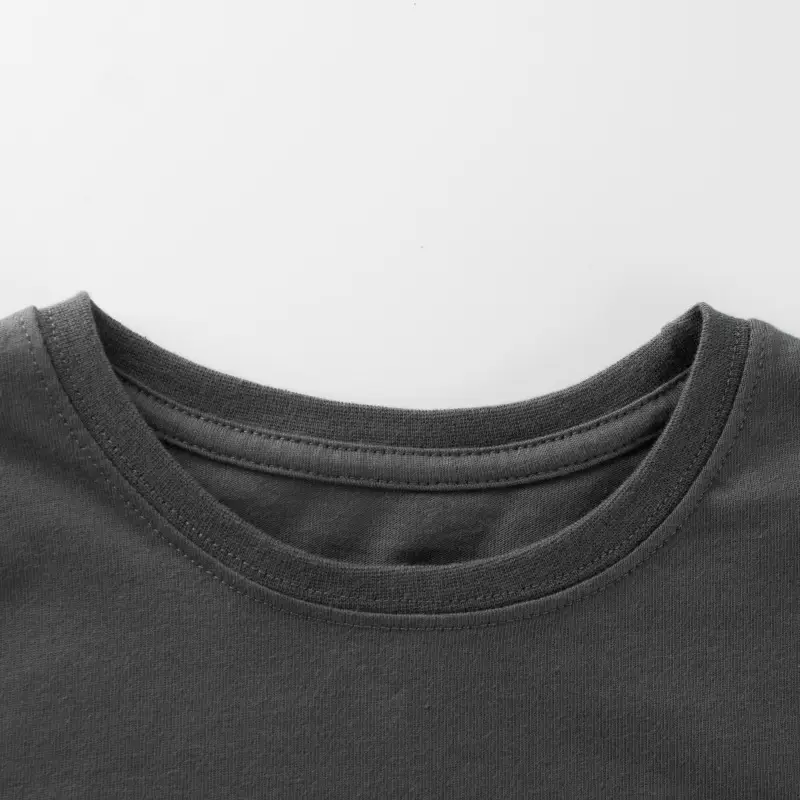 Black Round Neck T-Shirt for Boys 2024