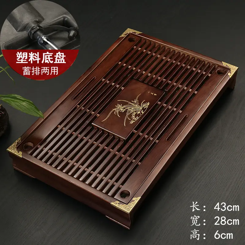 Wooden Kung Fu Tea Tray 54cm 34cm - Image 8
