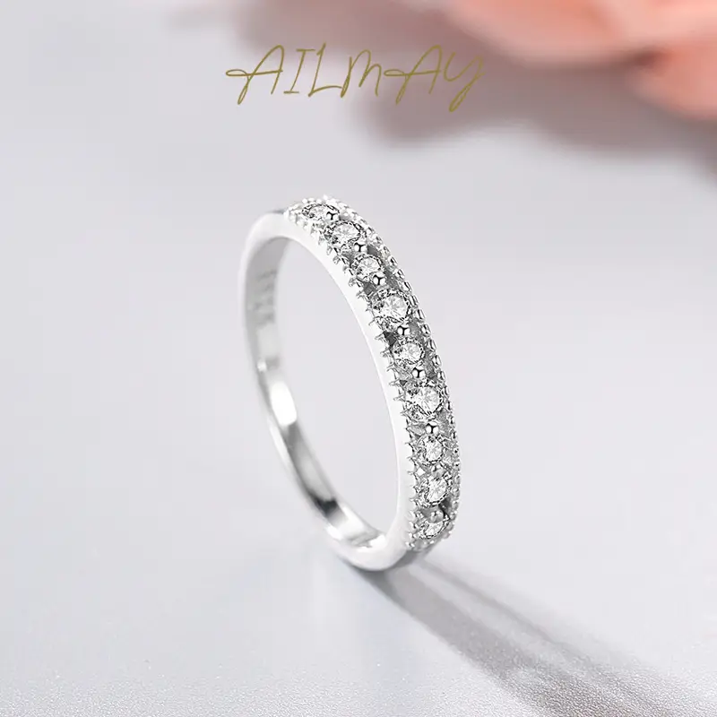 S925 Silver Flash Diamond Hollow Ring Women - Image 4