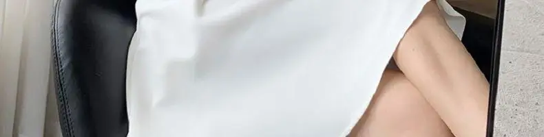 White Hepburn Style Dress for Women Summer Wear — feature 14