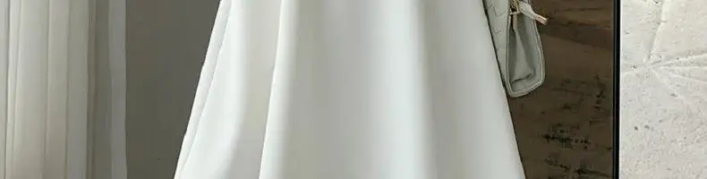 White Hepburn Style Dress for Women Summer Wear — feature 26