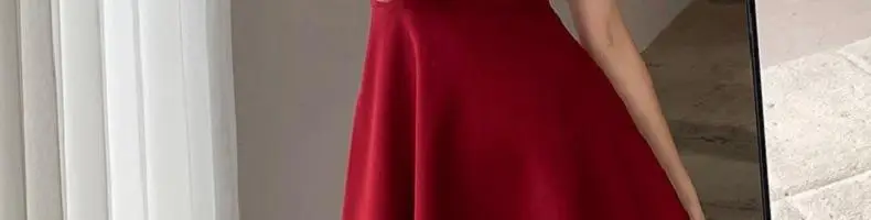 White Hepburn Style Dress for Women Summer Wear — feature 52