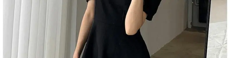 White Hepburn Style Dress for Women Summer Wear — feature 69