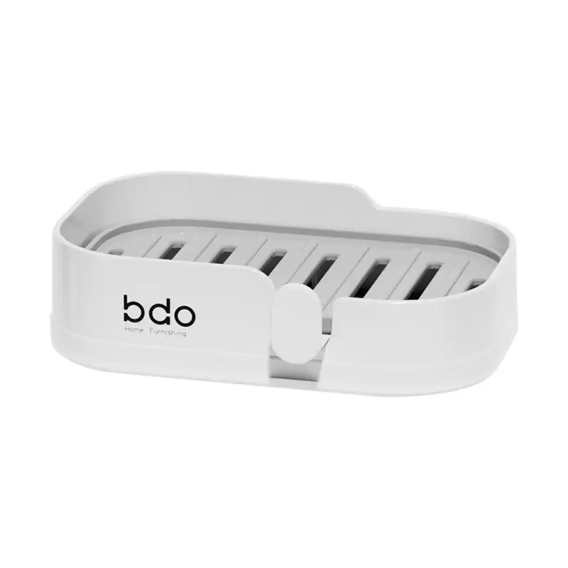 Wall-Mounted Soap Box Punch-Free Bathroom Drain Multi-Functional - Image 6