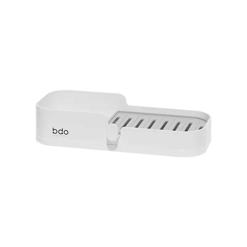 Bathroom Wall Rack 5cm x 11cm Plastic Storage - Image 6