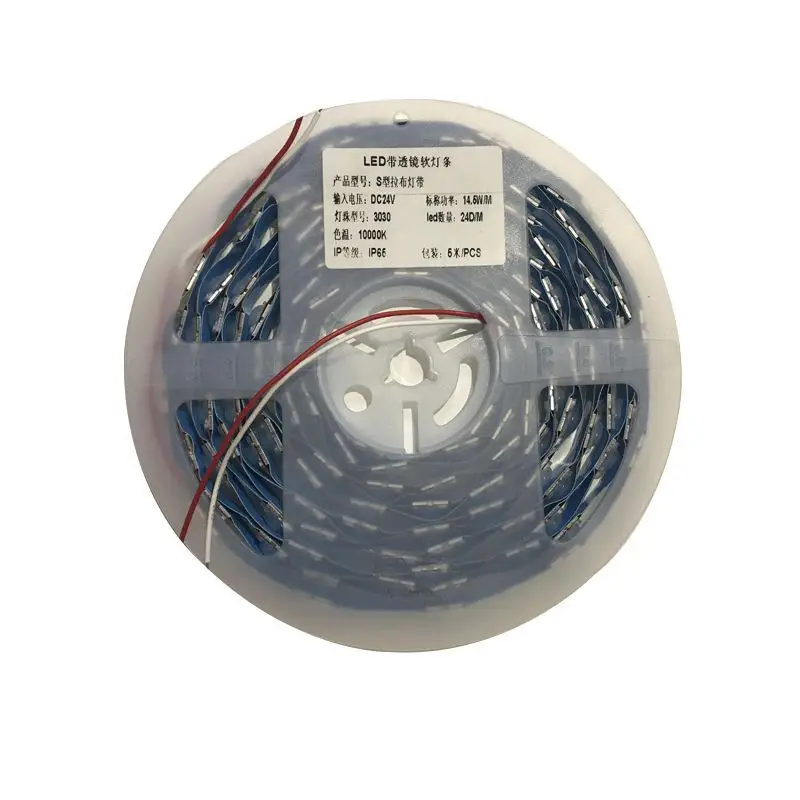 3030W LED Lens Soft Light Strip 24V Waterproof