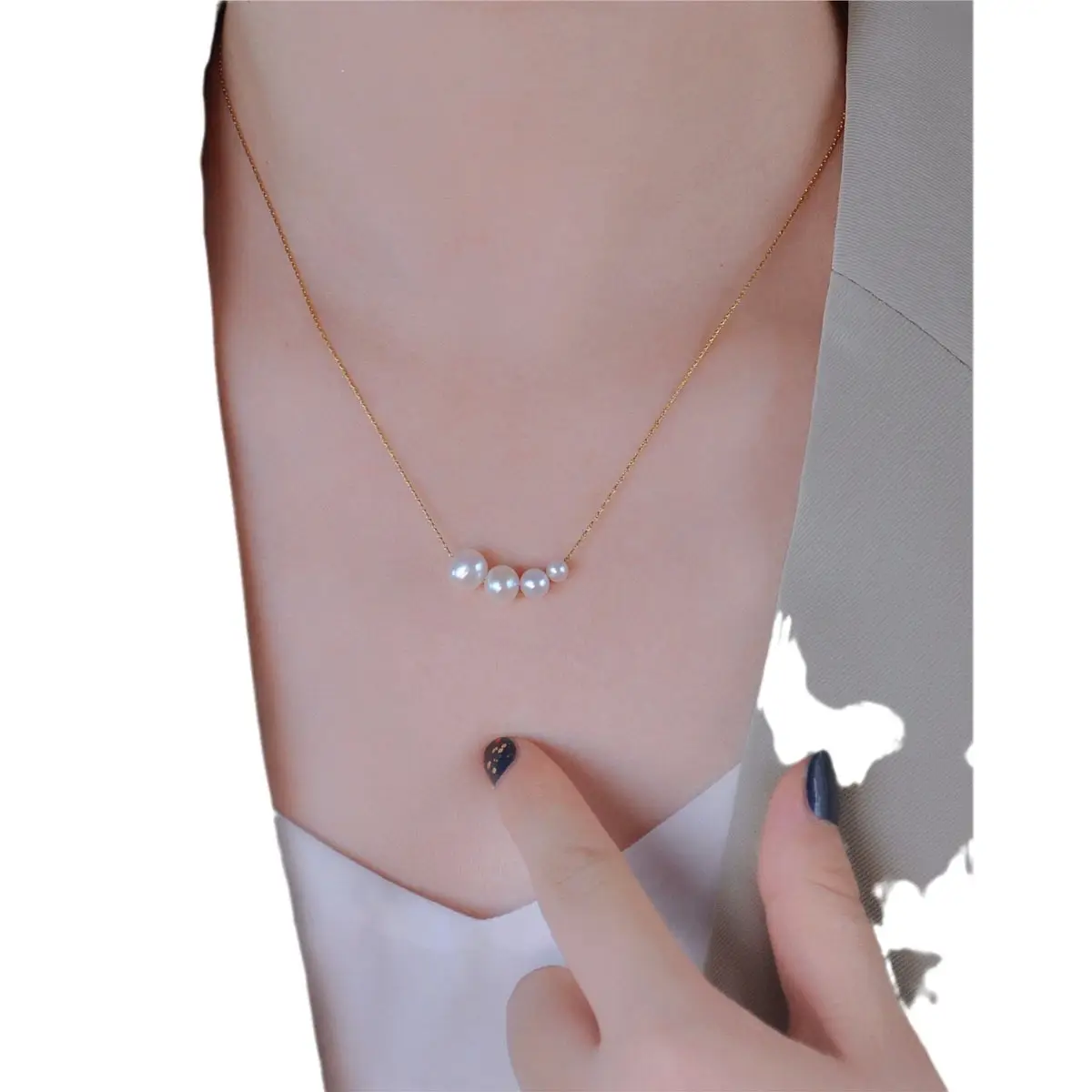 Pearl Clavicle Necklace for Women Summer Luxury - Image 5