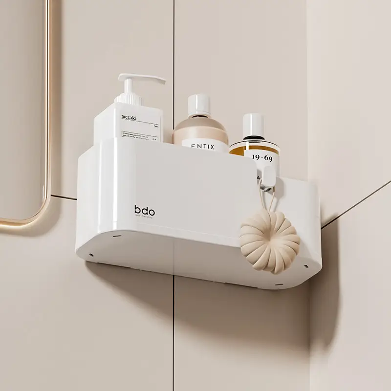 Suction Cup Bathroom Wall Mount Drain Rack - Image 4