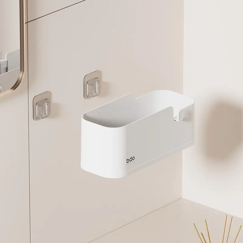 Suction Cup Bathroom Wall Mount Drain Rack - Image 5