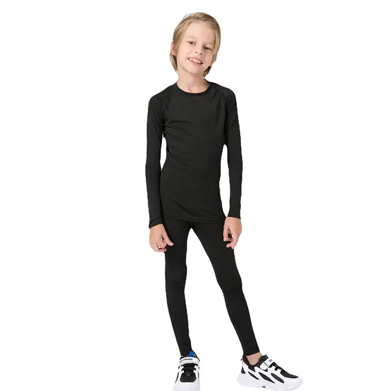 Children's Black Training Tights 40-200lb - Image 26