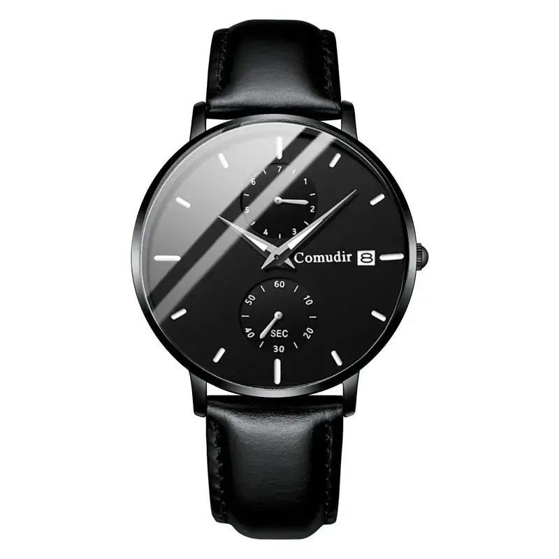 Moody Black Men's Quartz Watch with Magnetic Strap - Image 10