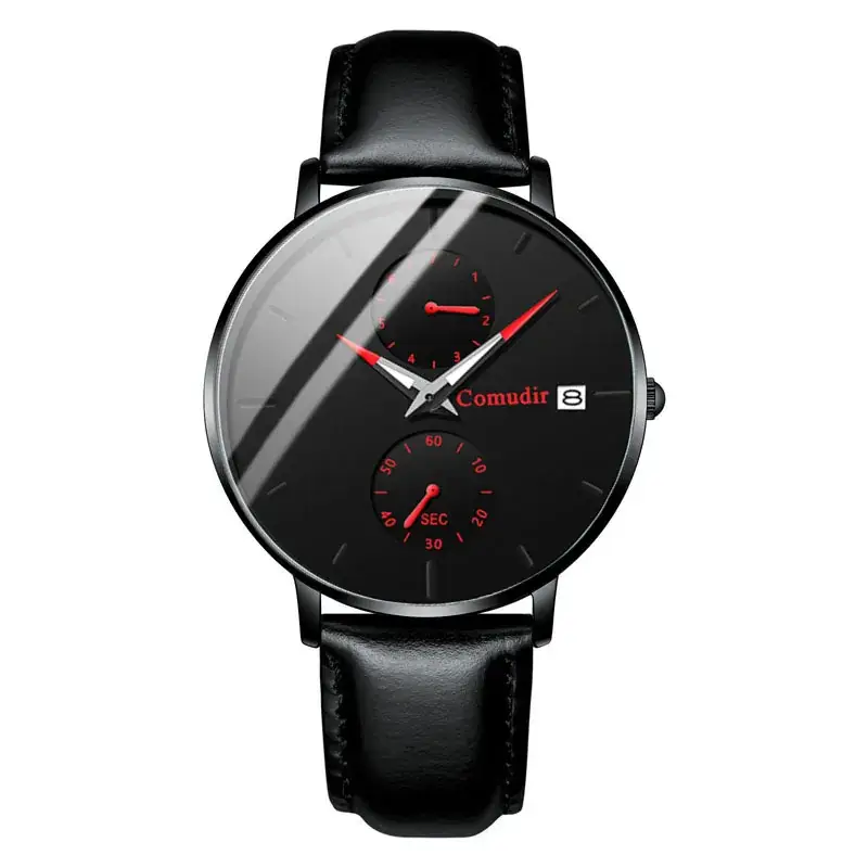 Moody Black Men's Quartz Watch with Magnetic Strap - Image 7