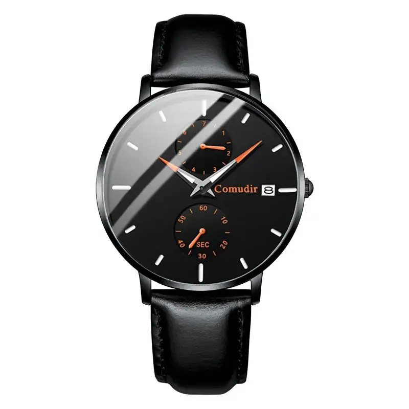 Moody Black Men's Quartz Watch with Magnetic Strap - Image 8