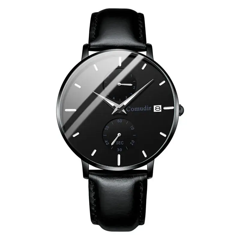 Moody Black Men's Quartz Watch with Magnetic Strap - Image 9
