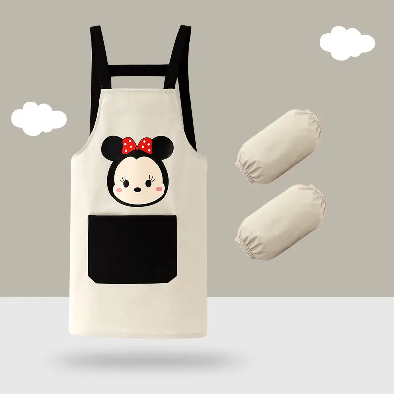Waterproof Baby Apron with Hood & Gloves Set