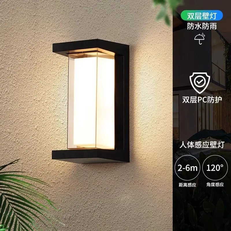 18W Solar LED Wall Lamp Outdoor Garden Light - Image 21