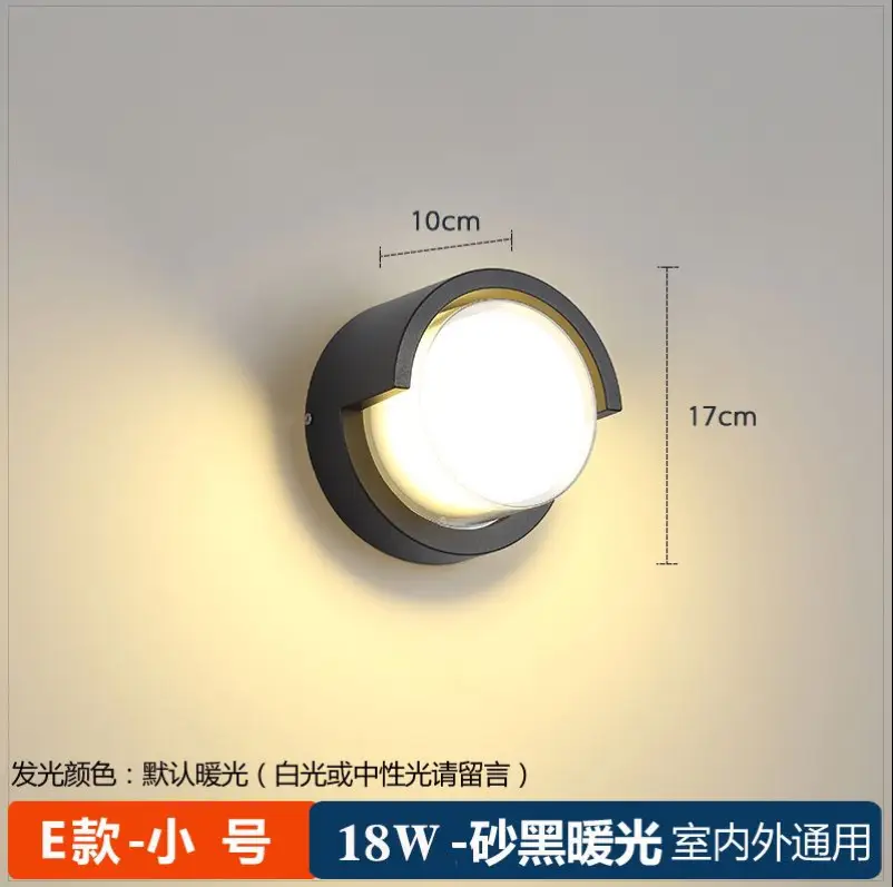 18W Solar LED Wall Lamp Outdoor Garden Light - Image 14