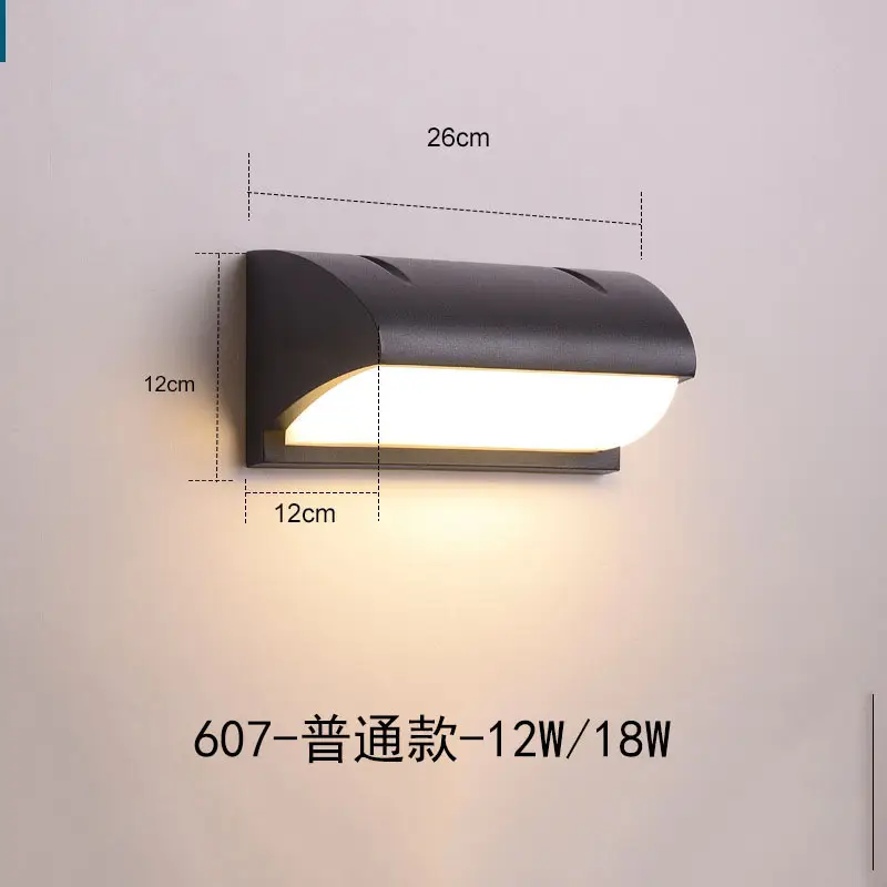 18W Solar LED Wall Lamp Outdoor Garden Light - Image 15