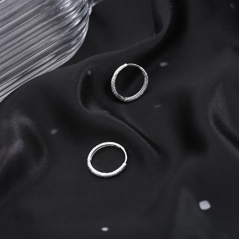 Sparkling Gypsophila Ear Buckles Sterling Silver 2022 - Image 3