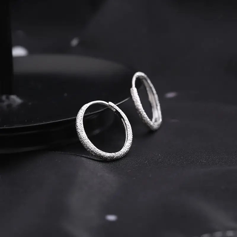 Sparkling Gypsophila Ear Buckles Sterling Silver 2022 - Image 4