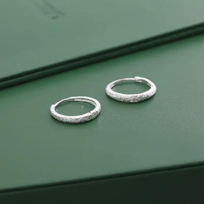 Sparkling Gypsophila Ear Buckles Sterling Silver 2022 - Image 5