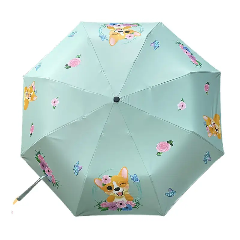Cute Cartoon Dog Print Dual-Purpose Umbrella - Image 16
