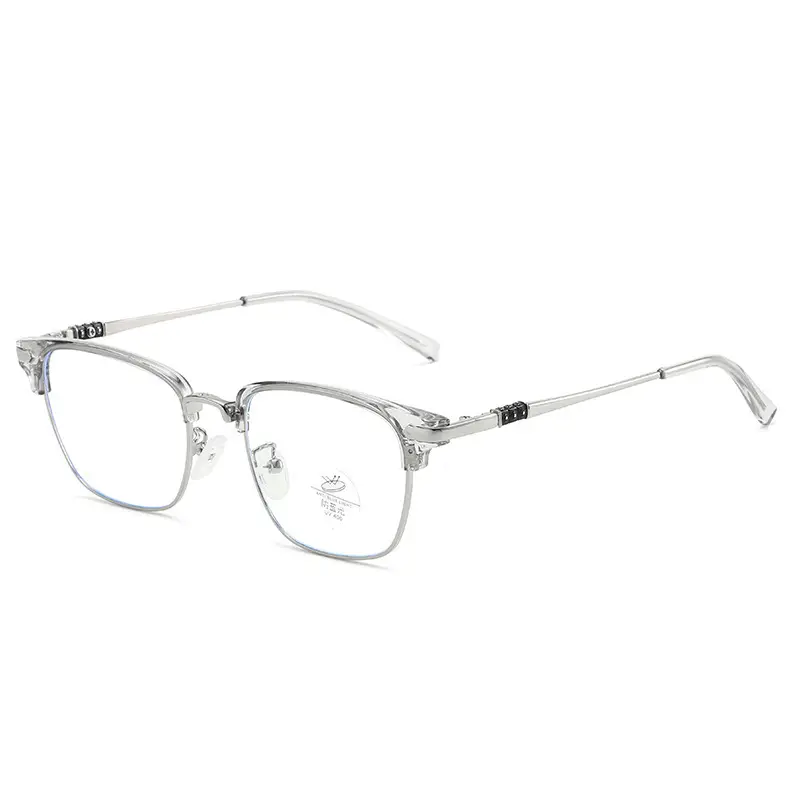 Korean Half Frame Men's Eyebrow Glasses TR90