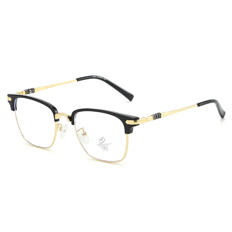 Korean Half Frame Men's Eyebrow Glasses TR90