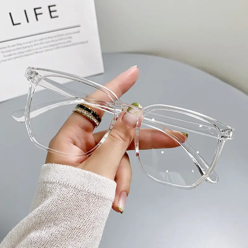 Anti-Blue Light Myopia Glasses Large Frame Unisex - Image 4