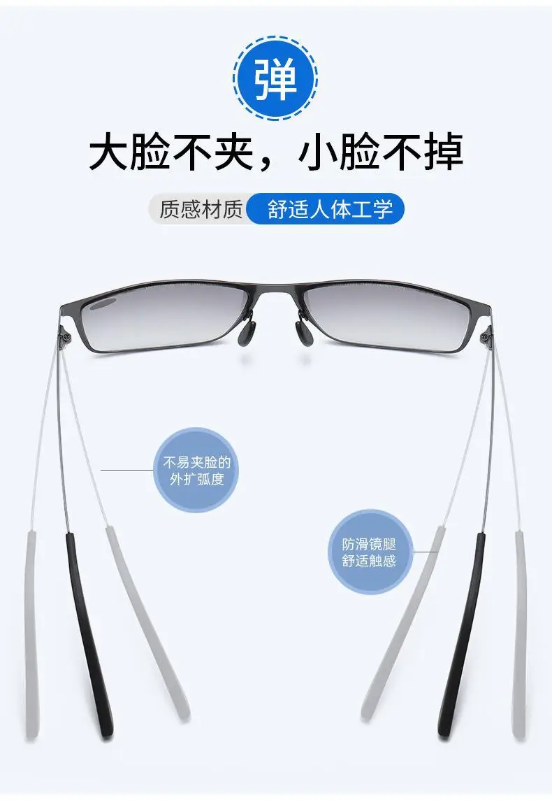 Men's Anti-Violet Sunglasses with Zoom & Progressive Focus — feature 3
