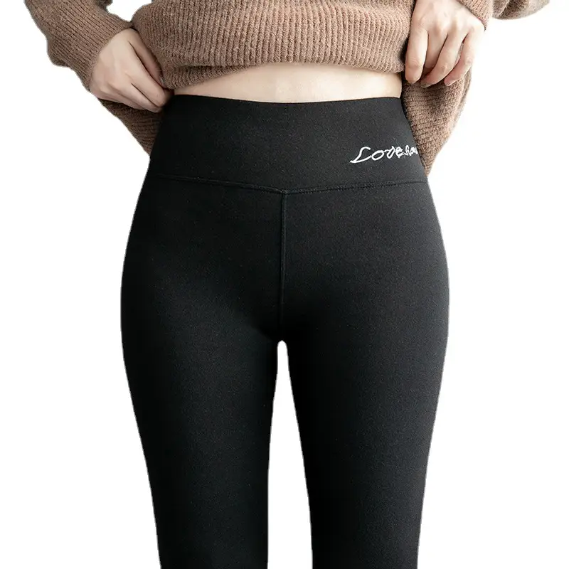 Velvet Warm Leggings Women Self Heating High Waist Cotton - Image 10