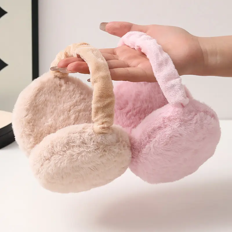 Winter Plush Earmuffs for Girls & Boys Warm Portable Ear Warmers - Image 8