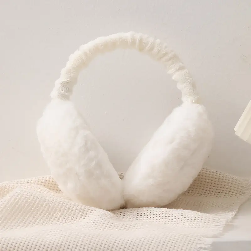 Winter Plush Earmuffs for Girls & Boys Warm Portable Ear Warmers - Image 3