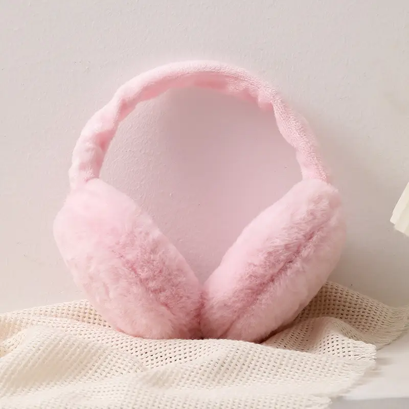 Winter Plush Earmuffs for Girls & Boys Warm Portable Ear Warmers - Image 4
