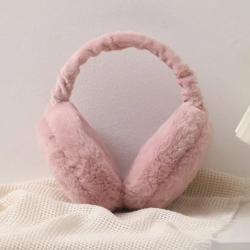 Winter Plush Earmuffs for Girls & Boys Warm Portable Ear Warmers - Image 5