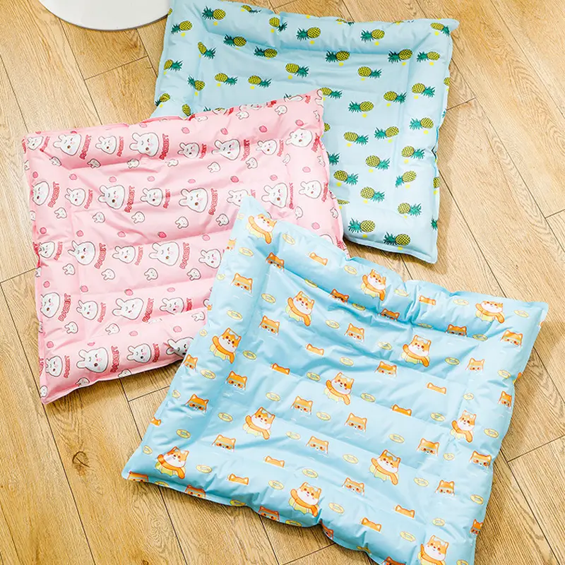Blue Cartoon Dog Cooling Pet Ice Mat M - Image 8