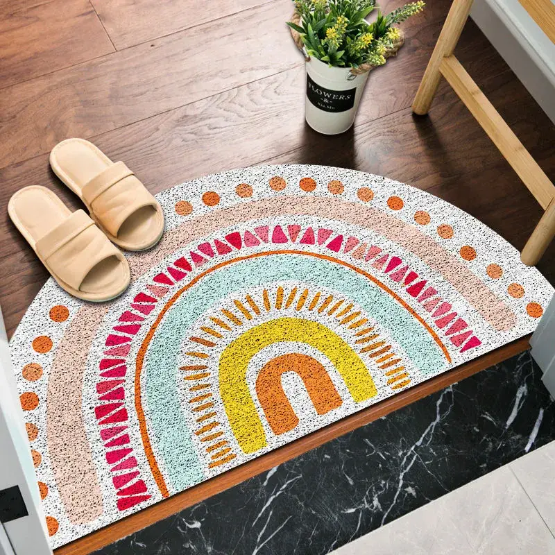 Cartoon Rainbow Floor Mat Anti-Slip Dust-Removing