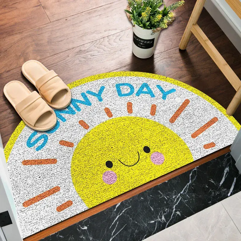 Cartoon Rainbow Floor Mat Anti-Slip Dust-Removing