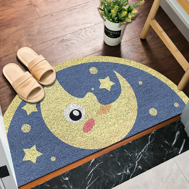 Cartoon Rainbow Floor Mat Anti-Slip Dust-Removing