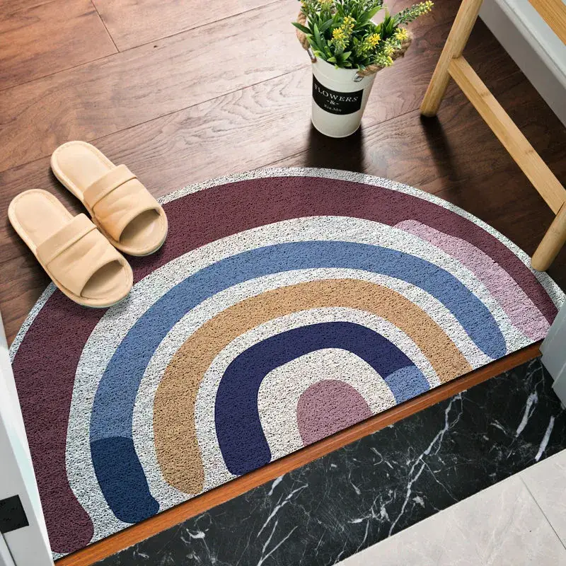 Cartoon Rainbow Floor Mat Anti-Slip Dust-Removing