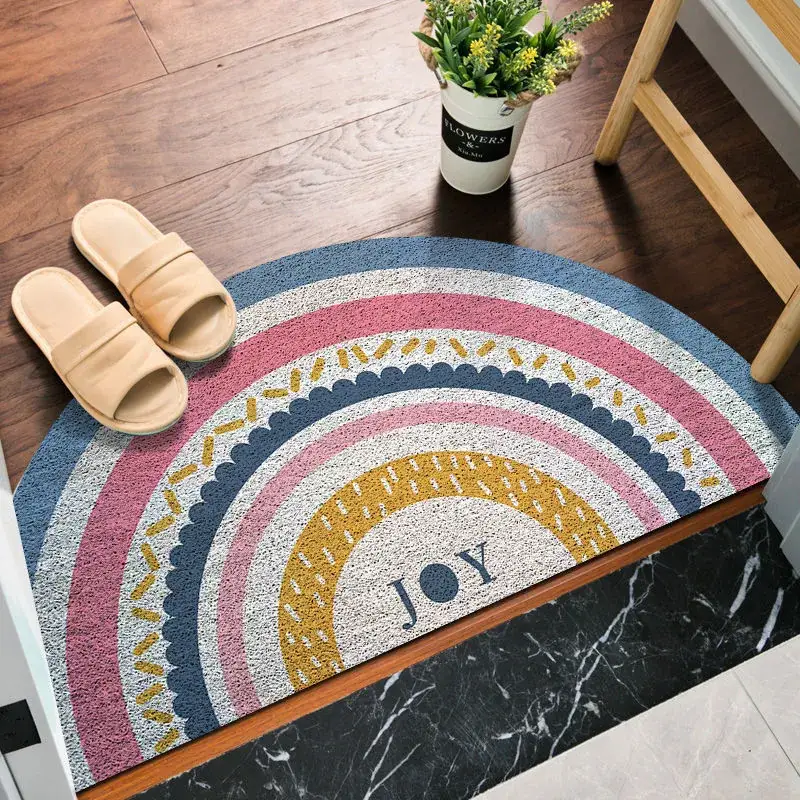 Cartoon Rainbow Floor Mat Anti-Slip Dust-Removing