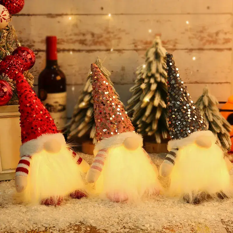 Hong Kong Love Christmas Rudolph Doll with Sequins Light - Image 7