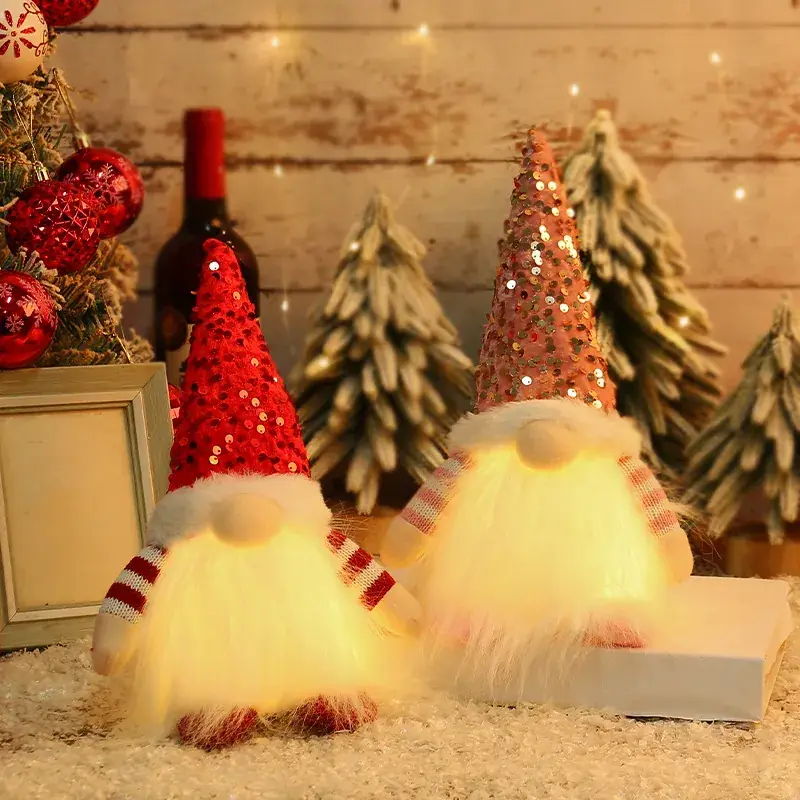 Hong Kong Love Christmas Rudolph Doll with Sequins Light - Image 8