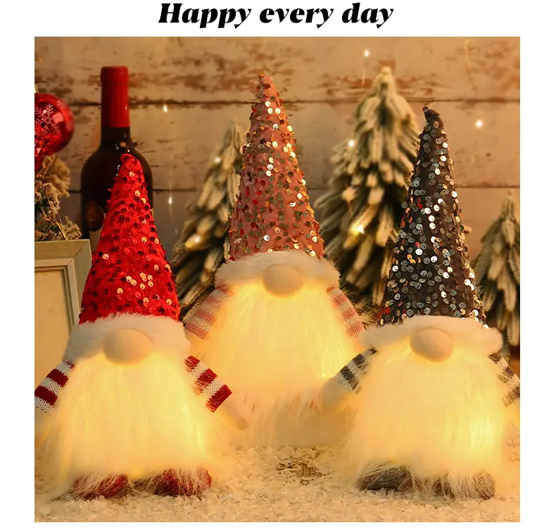 Hong Kong Love Christmas Rudolph Doll with Sequins Light — feature 2