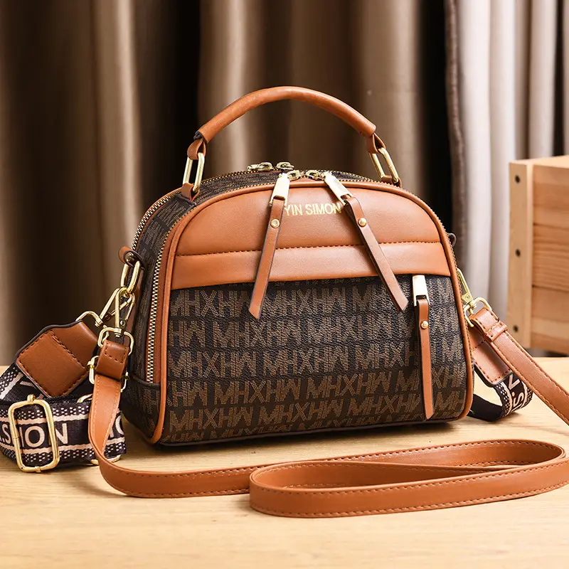 Women's Retro Printed Square Handbag 2025 New - Image 7