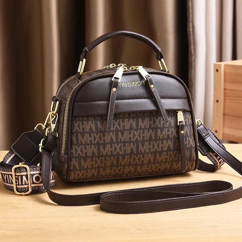 Women's Retro Printed Square Handbag 2025 New - Image 2