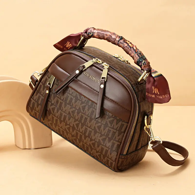Women's Retro Printed Square Handbag 2025 New - Image 5